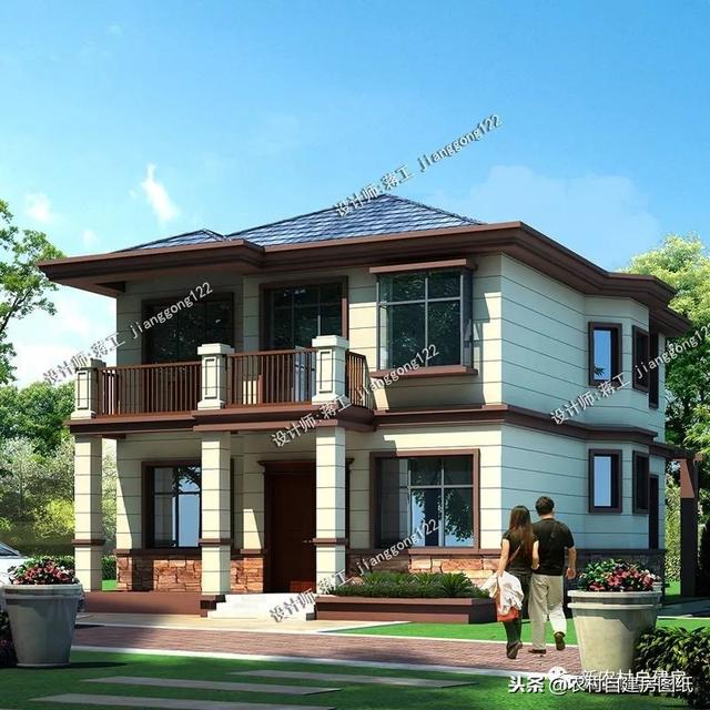 10套適合南北方農(nóng)村的二層別墅設(shè)計(jì)圖，各有所長(zhǎng)，精美舒適，歡迎選購(gòu)