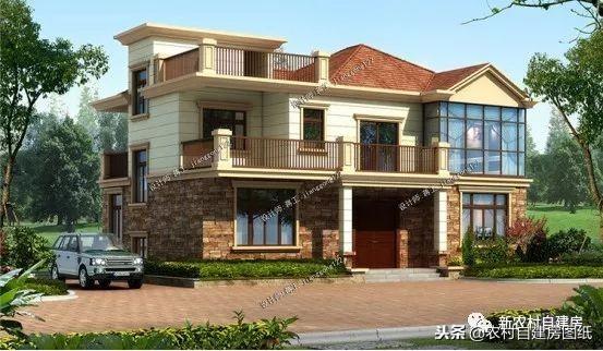 10套適合南北方農(nóng)村的二層別墅設(shè)計(jì)圖，各有所長(zhǎng)，精美舒適，歡迎選購(gòu)