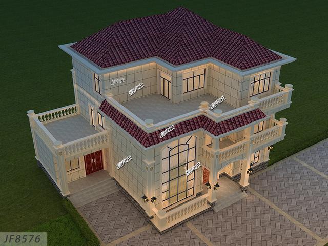 三層豪華歐式別墅設(shè)計(jì)圖，華麗麗的豪宅既視感，酷到?jīng)]朋友