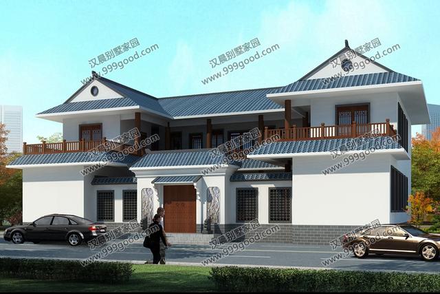 2024年鄉(xiāng)村自建別墅設(shè)計圖，3棟中式別墅，古色古香又不乏新意