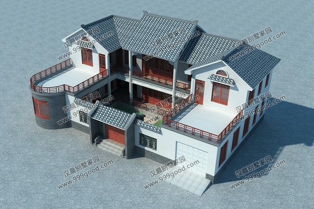 2024年鄉(xiāng)村自建別墅設(shè)計圖，3棟中式別墅，古色古香又不乏新意