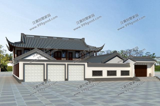 2024年鄉(xiāng)村自建別墅設(shè)計圖，3棟中式別墅，古色古香又不乏新意