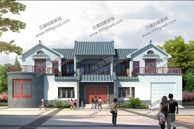 2024年鄉(xiāng)村自建別墅設(shè)計圖，3棟中式別墅，古色古香又不乏新意