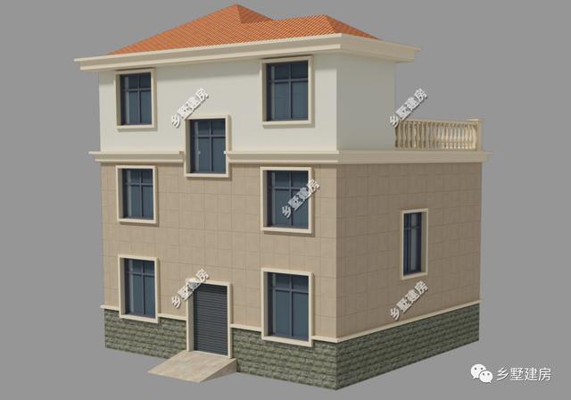 10X9米小別墅自建設(shè)計圖推薦，造價忒經(jīng)濟，這血汗錢就是要花在刀刃上！