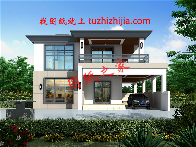 2019獨(dú)棟現(xiàn)代簡(jiǎn)約風(fēng)格別墅外觀圖，外觀新潮，風(fēng)格獨(dú)特