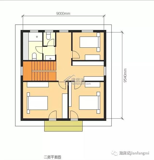 德式小洋樓設(shè)計(jì)圖推薦，9.5MX10M精致別墅