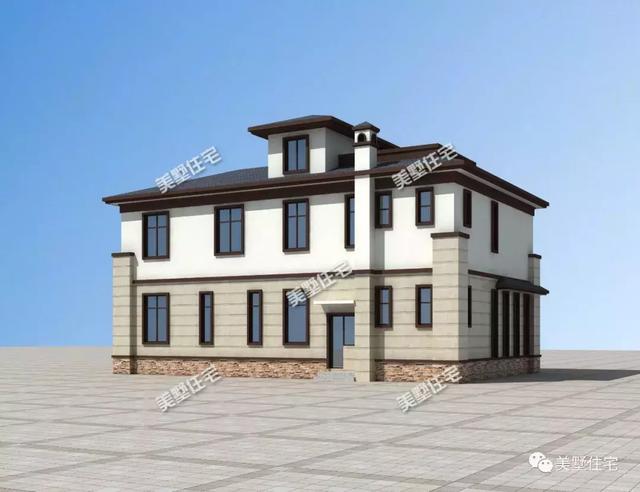 二層新中式別墅設(shè)計(jì)圖，內(nèi)設(shè)神臺(tái)，有品位還接地氣