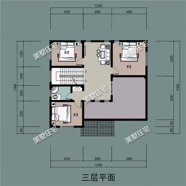 三款帶院子的鄉(xiāng)村別墅設(shè)計圖，房子還是帶院子的好！
