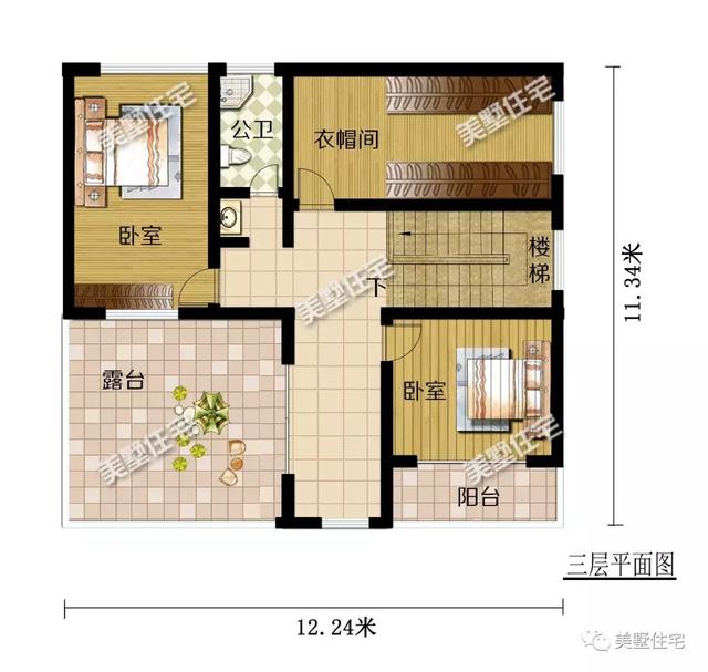 現(xiàn)代風(fēng)美墅設(shè)計(jì)圖，清爽簡(jiǎn)約，建一棟有面兒又有范兒