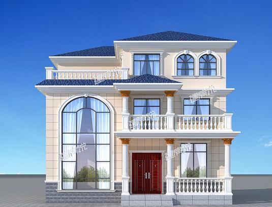 三層7居室別墅設(shè)計(jì)圖，美觀大氣多露臺(tái)很實(shí)用，超漂亮！