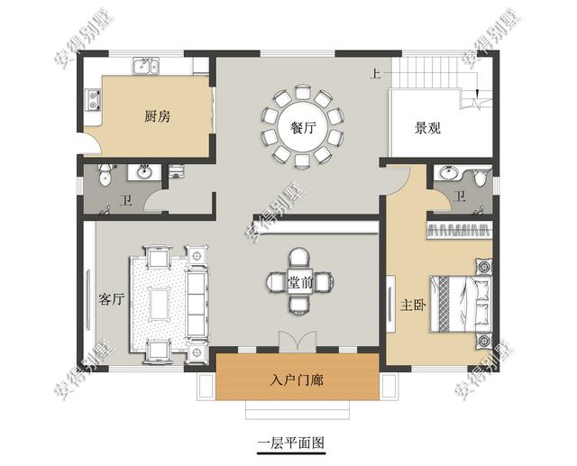 經(jīng)典3層新中式別墅設(shè)計(jì)圖，占地13.2*10米，造型簡(jiǎn)約、外觀大氣。
