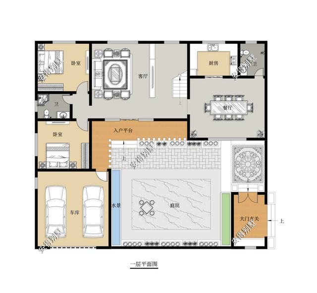 5套氣場十足的新中式合院別墅設(shè)計(jì)圖，帶你見識真正的豪宅