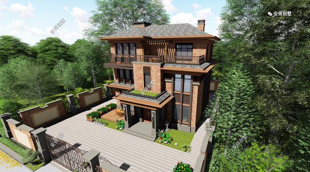 5套氣場十足的新中式合院別墅設(shè)計(jì)圖，帶你見識真正的豪宅