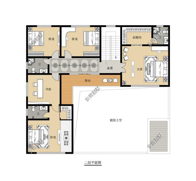 5套氣場十足的新中式合院別墅設(shè)計(jì)圖，帶你見識真正的豪宅