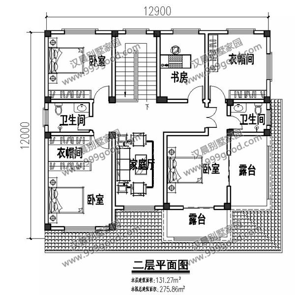 外觀漂亮的二層小別墅設(shè)計(jì)圖，造價30萬左右，復(fù)式布局最受歡迎