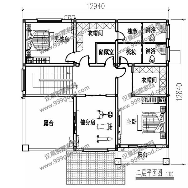 外觀漂亮的二層小別墅設(shè)計(jì)圖，造價30萬左右，復(fù)式布局最受歡迎