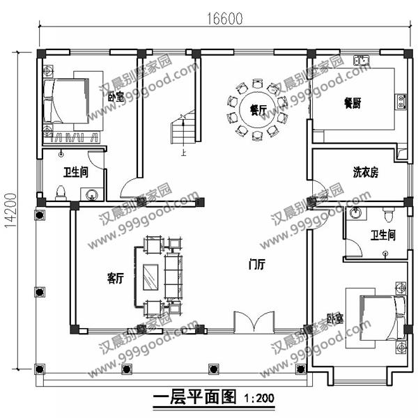 外觀漂亮的二層小別墅設(shè)計(jì)圖，造價30萬左右，復(fù)式布局最受歡迎