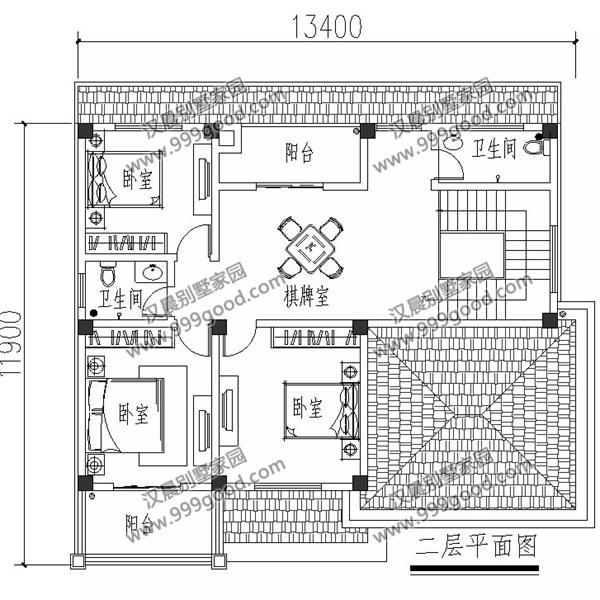 外觀漂亮的二層小別墅設(shè)計(jì)圖，造價30萬左右，復(fù)式布局最受歡迎