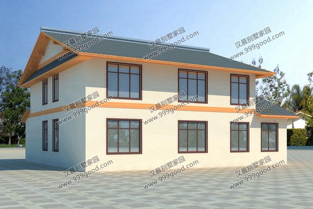 外觀漂亮的二層小別墅設(shè)計(jì)圖，造價30萬左右，復(fù)式布局最受歡迎