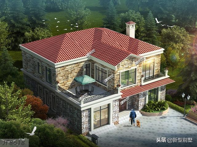 這棟經(jīng)典別墅設(shè)計(jì)圖，讓你一家日子紅紅火火