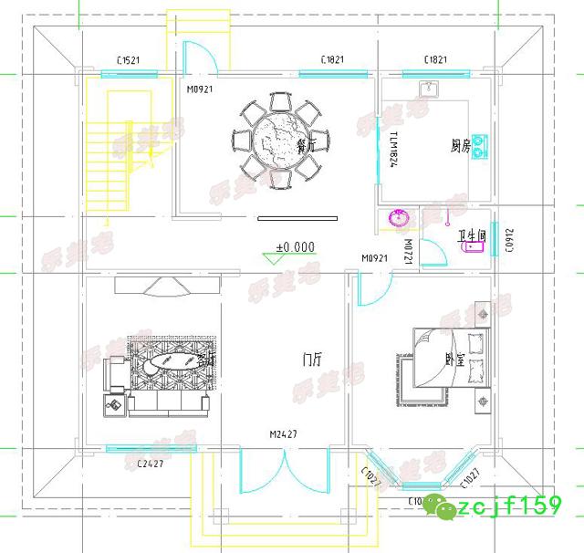 實拍農(nóng)村三層自建房設(shè)計效果圖，色彩搭配溫馨靚麗