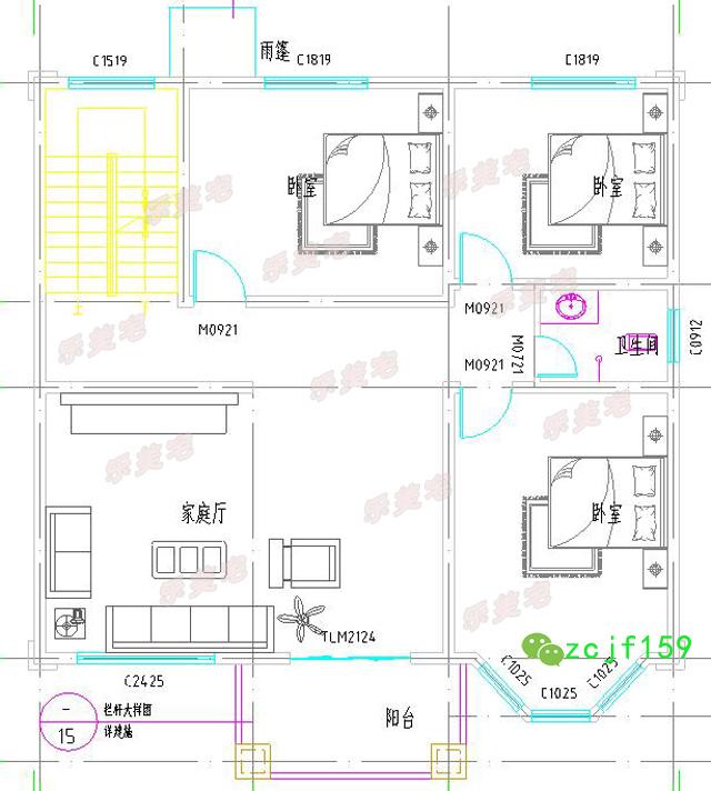 實拍農(nóng)村三層自建房設(shè)計效果圖，色彩搭配溫馨靚麗