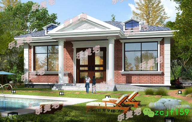 新農(nóng)村一層自建房設(shè)計圖紙，造價經(jīng)濟(jì)實惠，美觀大方