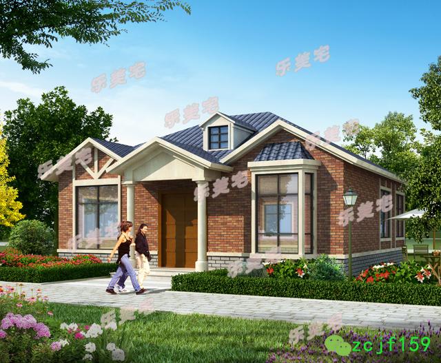 新農(nóng)村一層自建房設(shè)計圖紙，造價經(jīng)濟(jì)實惠，美觀大方