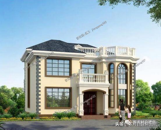 農(nóng)村別墅設(shè)計首選帶露臺戶型，露臺讓你享受陽光的同時更有安全感