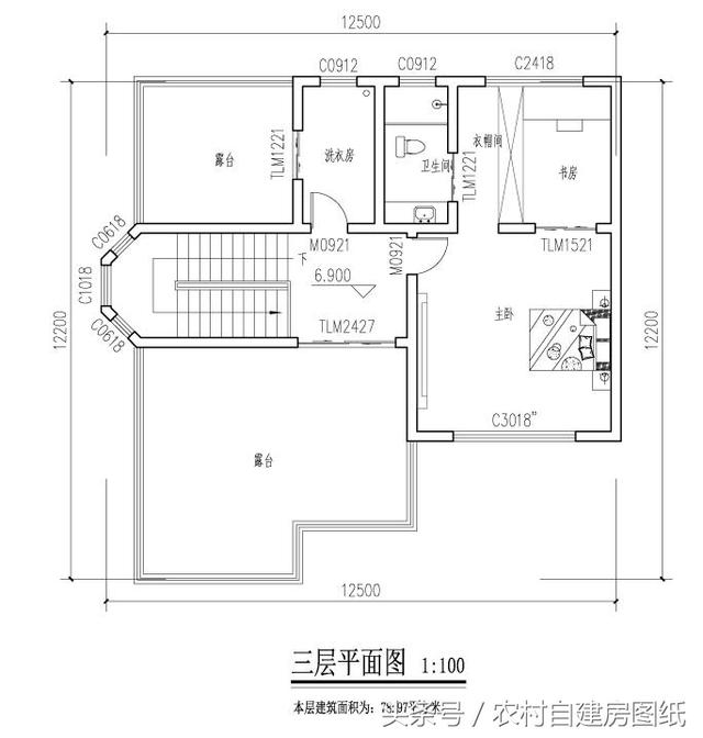 5款帶堂屋農(nóng)村別墅設(shè)計(jì)圖，二層三層都有，適合不同需求的家族建房使用