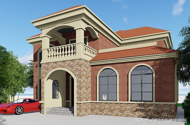 5款帶堂屋農(nóng)村別墅設(shè)計(jì)圖，二層三層都有，適合不同需求的家族建房使用