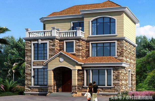 5款帶堂屋農(nóng)村別墅設(shè)計(jì)圖，二層三層都有，適合不同需求的家族建房使用