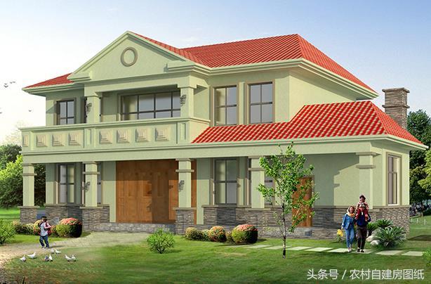 5款帶堂屋農(nóng)村別墅設(shè)計(jì)圖，二層三層都有，適合不同需求的家族建房使用