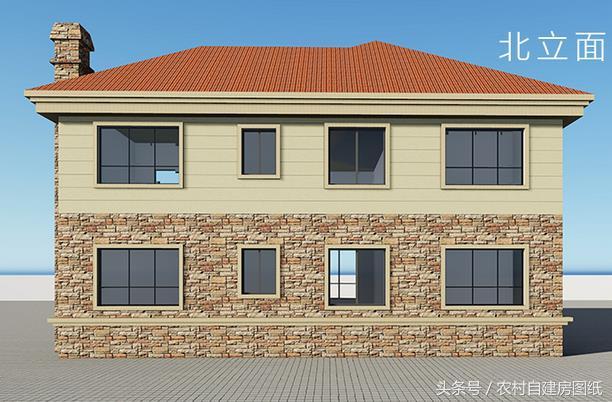 5款帶堂屋農(nóng)村別墅設(shè)計(jì)圖，二層三層都有，適合不同需求的家族建房使用