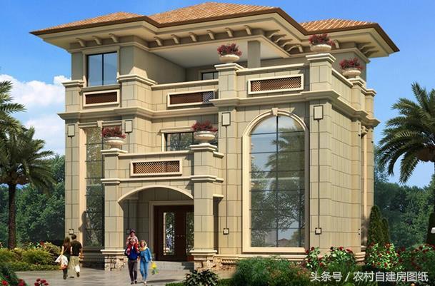 5款帶堂屋農(nóng)村別墅設(shè)計(jì)圖，二層三層都有，適合不同需求的家族建房使用