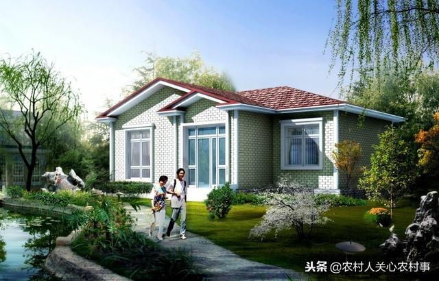 農(nóng)村自建房全套設(shè)計施工圖，小戶型，立體美觀，清新大方