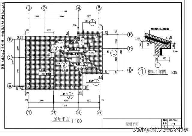 農(nóng)村自建房全套設(shè)計施工圖，小戶型，立體美觀，清新大方