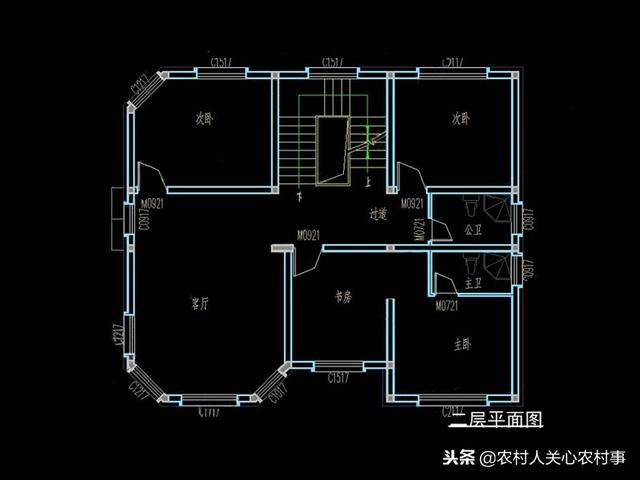 三層歐式別墅設(shè)計圖，占地120平米，美觀大氣，主體造價不高