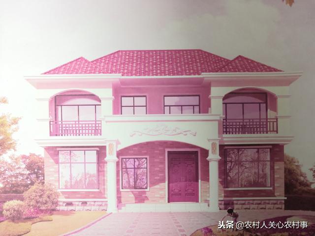 二層小洋樓建筑設(shè)計戶型圖，房子上檔次，居住也舒適