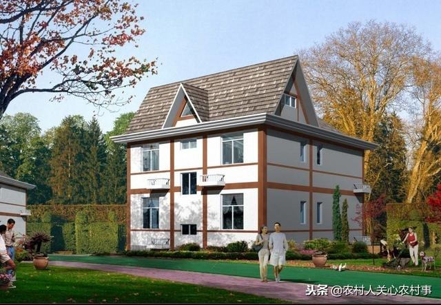 宅基地小的福利來啦，占地面積90平的二層別墅設(shè)計圖，洋氣又大氣