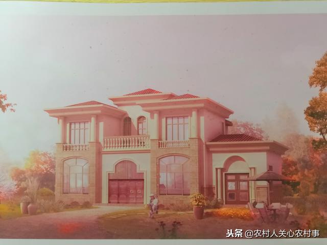 現(xiàn)代豪華兩層別墅設(shè)計(jì)圖，外觀造型較古典淡雅，創(chuàng)新設(shè)計(jì)，方正實(shí)用