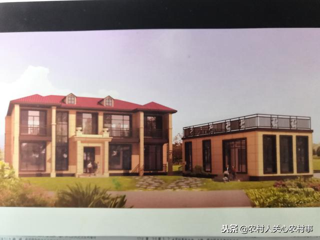 現(xiàn)代風(fēng)格二層簡(jiǎn)歐別墅設(shè)計(jì)圖，外觀造型簡(jiǎn)約大方