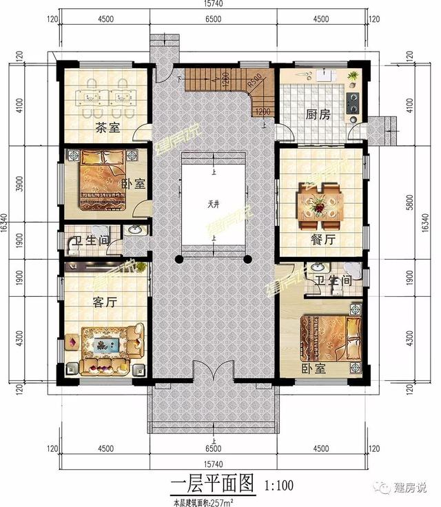 新中式別墅設計圖，風景先生都說好，越住越有錢