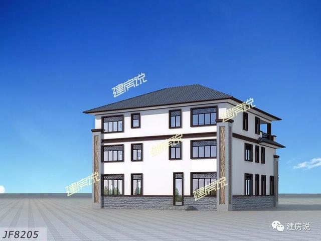 新中式別墅設計圖，風景先生都說好，越住越有錢