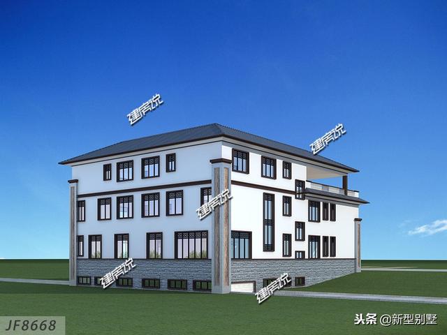 2024新款別墅設計圖，配套地下車庫，電梯，這別墅真享受