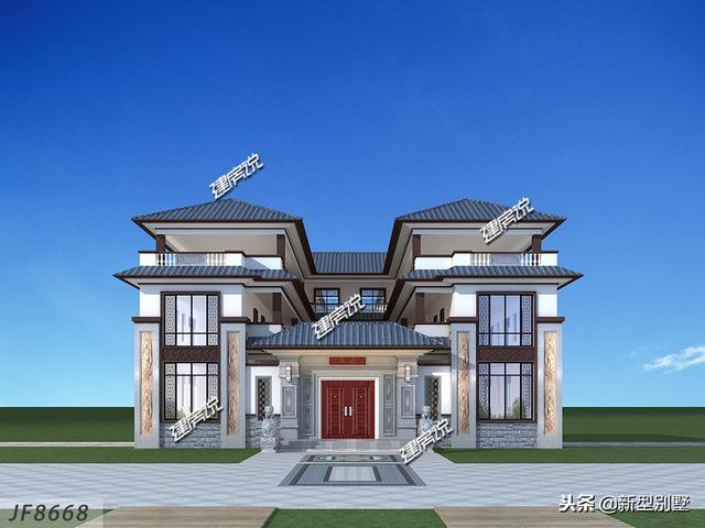 2024新款別墅設計圖，配套地下車庫，電梯，這別墅真享受