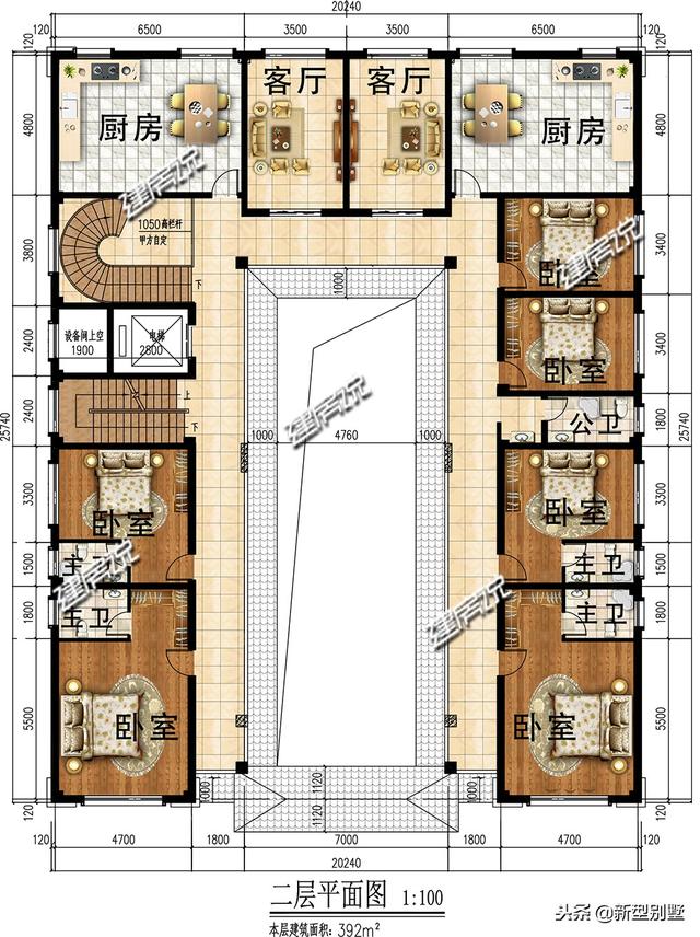 2024新款別墅設計圖，配套地下車庫，電梯，這別墅真享受