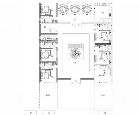 中式農(nóng)村別墅設計圖，最高級的炫富，429平米設9室2廳中庸大氣！