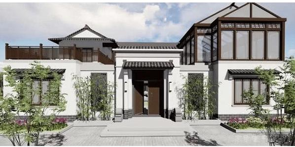 中式農(nóng)村別墅設計圖，最高級的炫富，429平米設9室2廳中庸大氣！