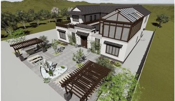 中式農(nóng)村別墅設計圖，最高級的炫富，429平米設9室2廳中庸大氣！